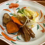 そば打ち幸甚 - 漬物盛り合わせ