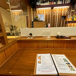 そば打ち幸甚 - いつものお１人様席