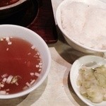 真怡記 - ライス、スープセット