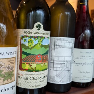 旨味豊かな日本ワインが楽しめる