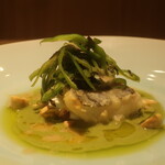 RISTORANTE IL NODO - 逗子小坪漁港の平目 ピーマン