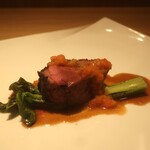 RISTORANTE IL NODO - 京都七谷鴨ロース 藁焼き