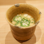 鮨 つきうだ - とうもろこしのすり流し