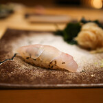 鮨 つきうだ - 甘鯛塩昆布握り