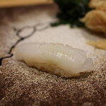 鮨 つきうだ - アオリイカ握り