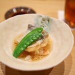 鮨 つきうだ - 太刀魚と毛蟹のあんかけご飯