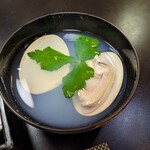 割烹 くしだ - はまぐりの椀物