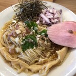 めん処 きよ洲 - 茗荷と紫玉葱が美味しい！