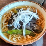 江戸そば マルノ - 冷やしなすかけ