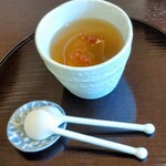 江戸そば マルノ - 梅ゼリー　