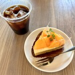 ヴェントット - 北海道ふらのメロンタルトとアイスコーヒー