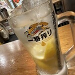 쿠시카츠 덴가나 Bivi 츠쿠바점 - 레몬 사워