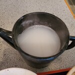 うさぎ庵 - そば湯