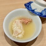 すし 良月 - 2024.8.  毛蟹の脚のしゃぶしゃぶ