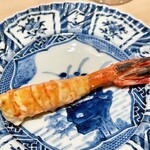 すし 良月 - 2024.8.  牡丹海老の炭火焼き