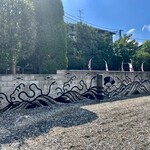 髙橋屋 - 荒れ狂う川を、力強く泳ぐ鰻の壁画♡