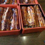 うなぎ亭 友栄 - うな重（並）、うな重（大盛）
