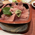 鮨政庭 - 中とろ丼