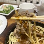 グルメ風月 - パスタでご飯を食べるのに、少し違和感はありました（笑）