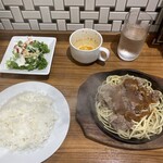 グルメ風月 - ハーフバター焼きセット980円