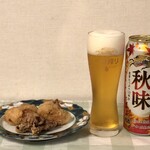 鶏笑 - 料理写真:から揚げでビールをゴクゴク！