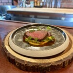 れんが亭 La Fonteとともに - 柔らかいイチボを使ったステーキ