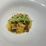 katecuore - 牛肉ときゅうりのパスタ