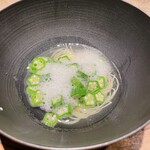 katecuore - 牛だしとオクラの冷製パスタ
