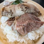 まんぷく食堂 - 山羊肉　オンザライス♪