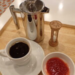 トーコーキッチン - 手作り「牛乳寒天」＋ホットコーヒー