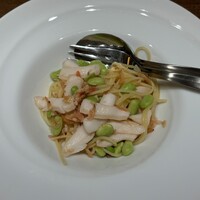 西洋風料理 熱海 KOUWA - 『アオリイカと海老のパスタ』