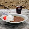 行者小屋 - ビーフカレー、コーラ
