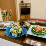 しほう田 - ちなみに、昨晩のわが家の、おふざけ胡瓜晩ごはん！