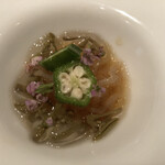 中国飯店 富麗華 - くらげとオクラの冷菜