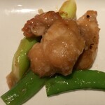 中国飯店 富麗華 - 鶏肉のえび様♡味噌炒め