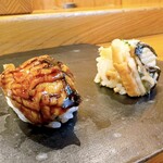 小判寿司 - ・穴子 2種 (煮詰め/柚子塩)