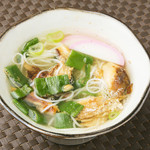 奴 - ふわふわのほぐし身とダシがたまらない焼き鯖にゅうめん★