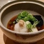 あらい - 茄子とお餅の揚げ出し