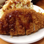 とんかつ山家 - ロースかつ定食（ソースがけ）