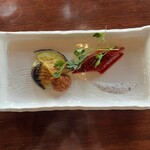 横浜瀬里奈 ステーキドーム - 特に茄子が美味しかったな〜。みずみずしくて！