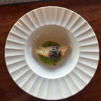 横浜瀬里奈 ステーキドーム - スズキさんです。上下のソースとも良いマッチングでした！