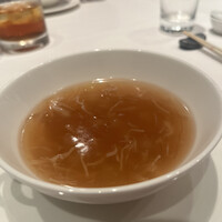 重慶飯店 麻布賓館 - フカヒレと冬瓜スープ、帆立