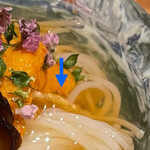 銀座 しのはら - 極細薄揚げ　見えます？