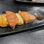 宮地亭 - 8月8日ねぎまくし　美味しい～～