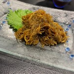 宮地亭 - もずく　これ絶品です。