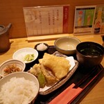 天麩羅 なか江 - いか天麩羅定食
