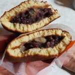 栗金糖本舗 梅屋 - 栗どら焼き　断面