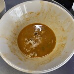 坦々麺 錦ちゃん - 担々麵のスープにご飯と入れて雑炊風に