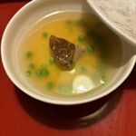 界 秋保 - とうきびもち、フォアグラ、えんどう豆