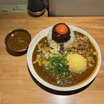 吉田カレー  - 並、甘口、豚ハーフ、チーズ、玉ねぎアチャール、ポテトサラダ（限定）、バターチキンミニ（限定）